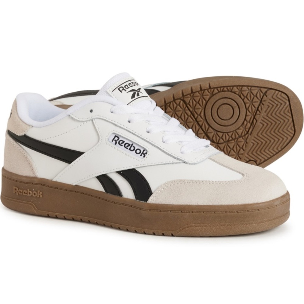 Reebok Forte Cream and Black Sneakers Size 8